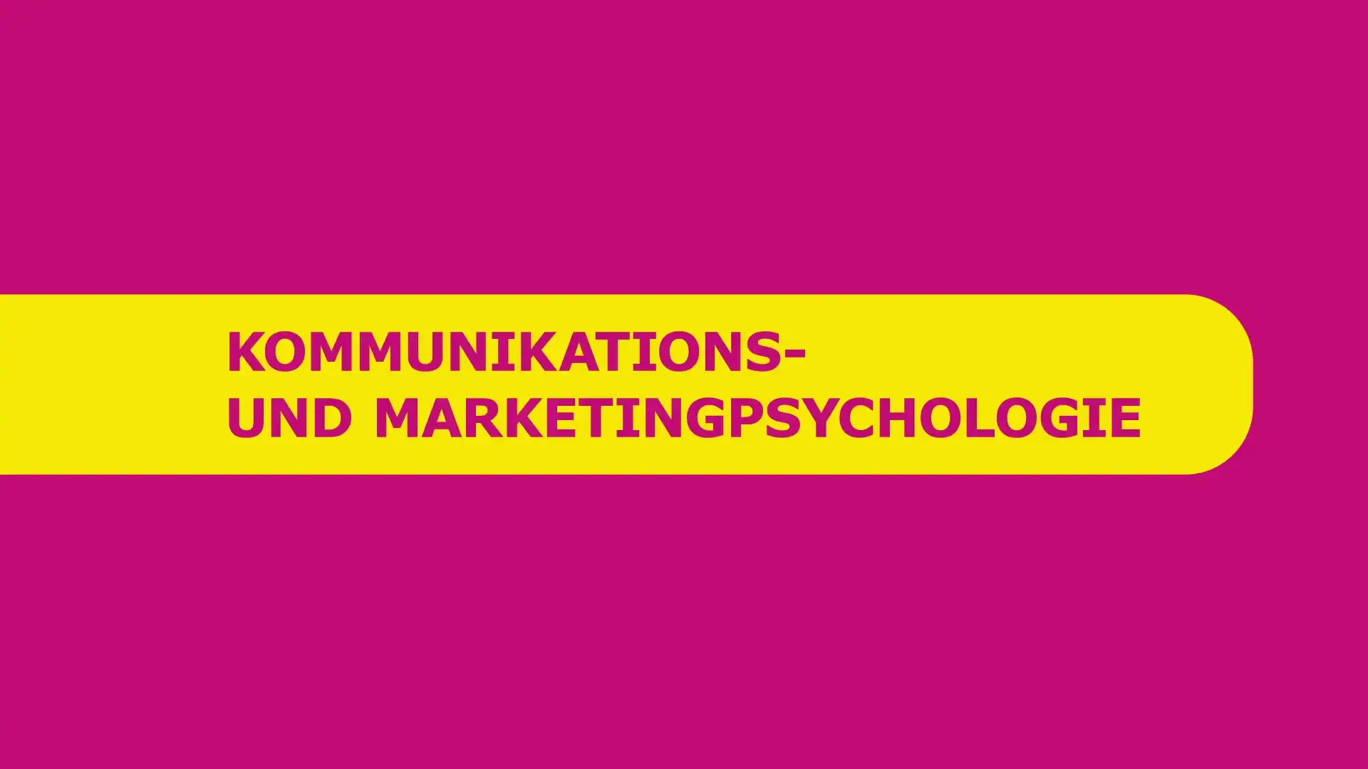 Kommunikations- und Marketingpsychologie, Sawetz, J. (2026)