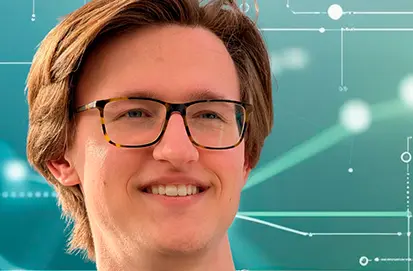 Fabian Weisser, Student an der IBS Akademie im Bachelorstudiengang KI Management