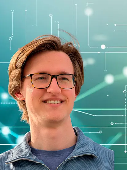 Fabian Weisser, Student an der IBS Akademie im Bachelorstudiengang KI Management